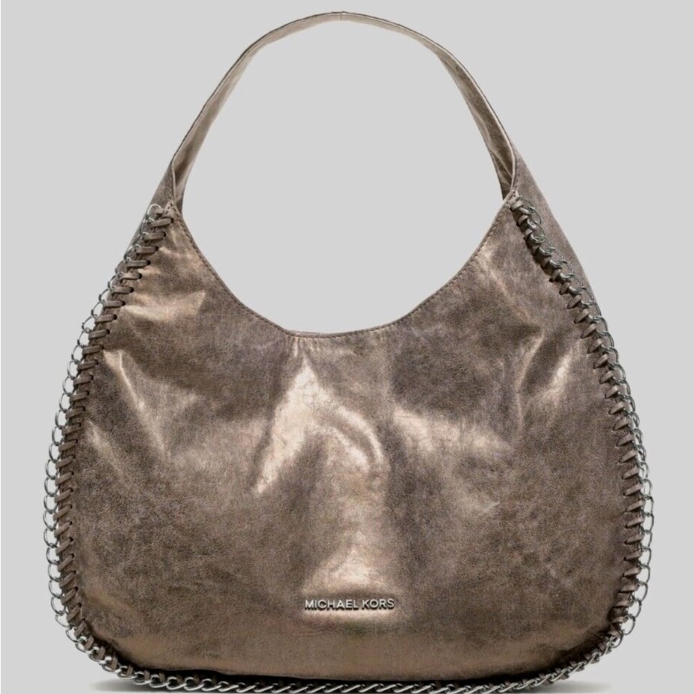 Michael Kors Chelsea Medium Distressed Handbag with matching wallet